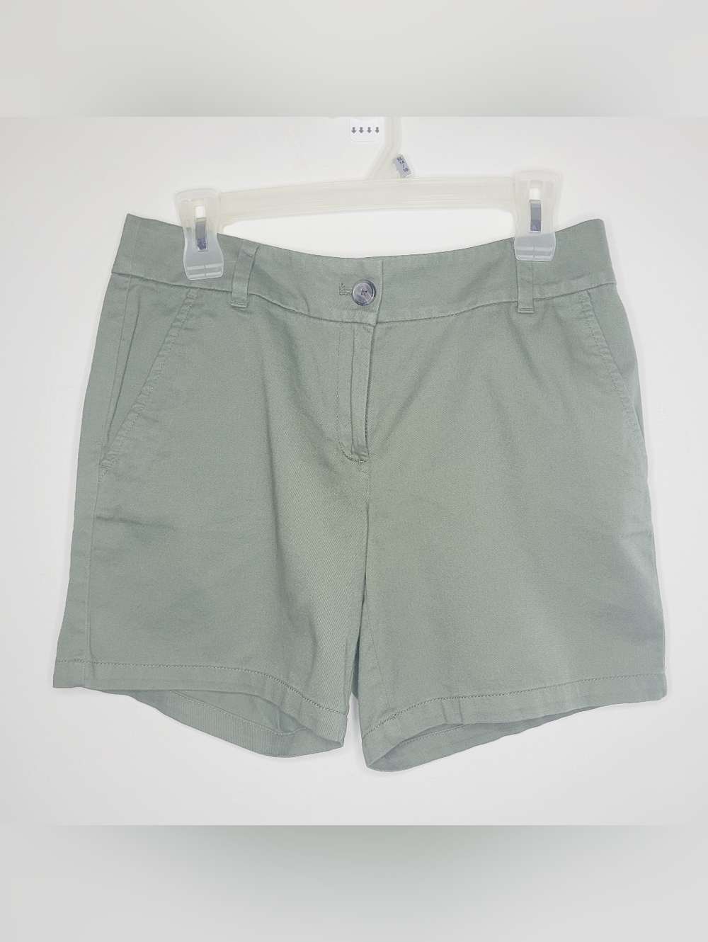NWT LOFT 6" Shorts Mid Rise Green Women's Size 2 Beach Summer Florida Resort